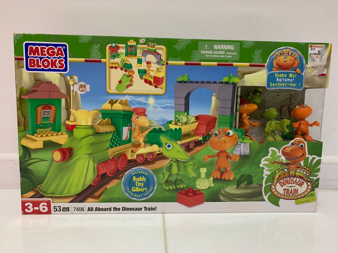 Mega bloks 2025 dinosaur train