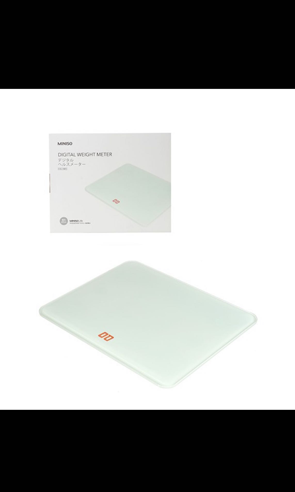 Miniso Stalinite Body Weight Scale White, Health & Nutrition, Health