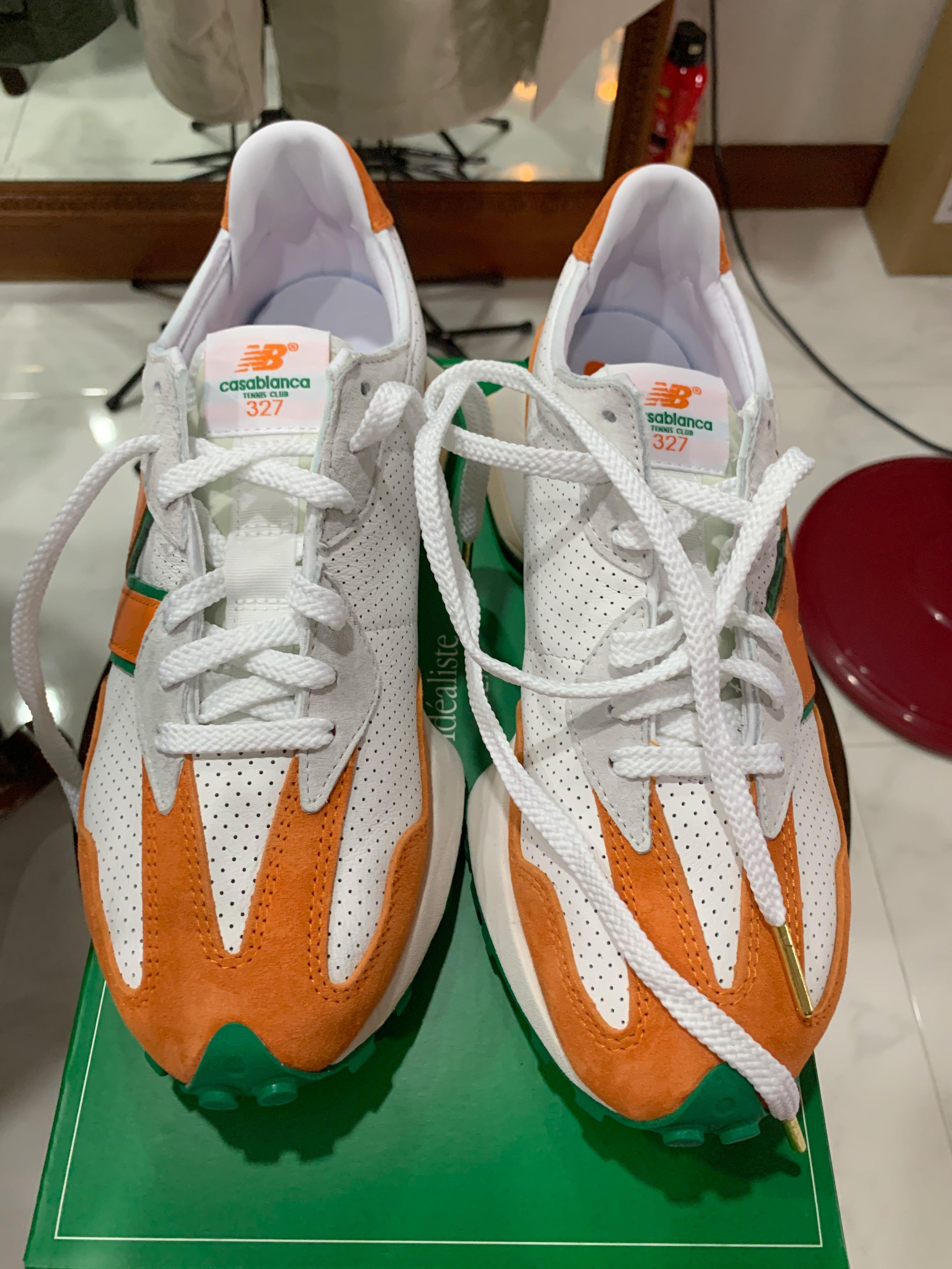 New Balance x Casablanca 327 " Orange ", Men's Fashion ...