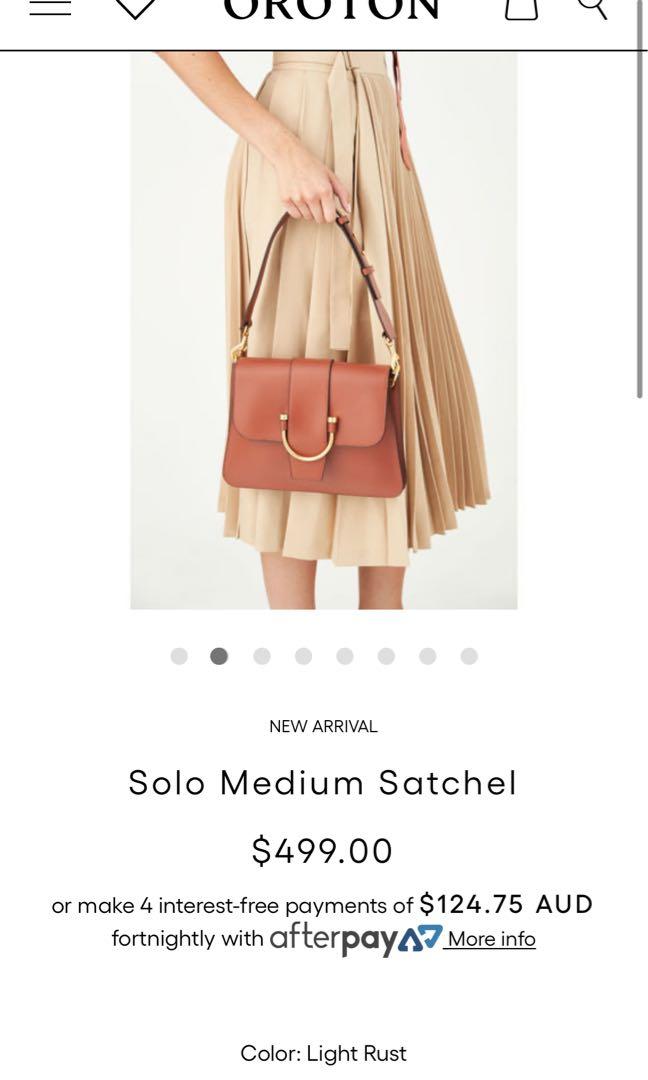 Oroton Solo Medium Satchel 2024 favors