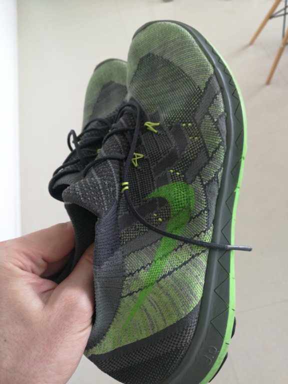 Nike running barefoot ride 3.0 green UK 9.5 Men s Fashion