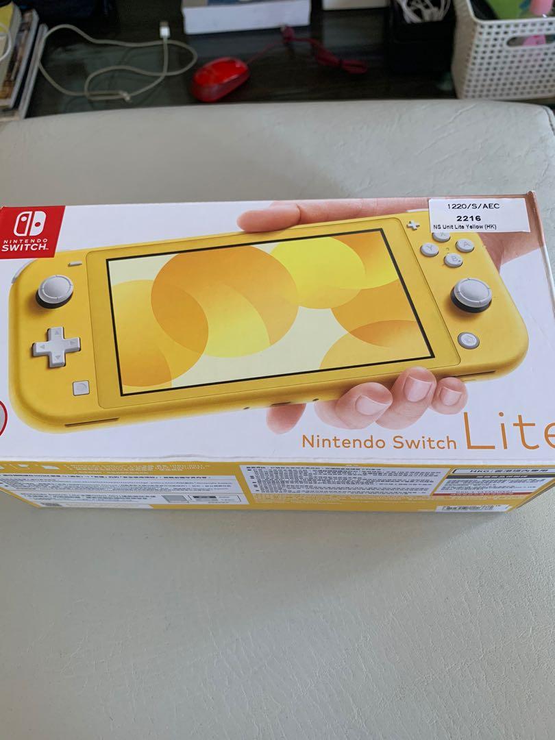 Nintendo Switch Lite Yellow Video Gaming Video Game Consoles On Carousell