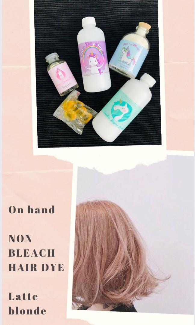 On Hand Non Bleach Huenicorn Hair Dye Health Beauty Hair Care On Carousell