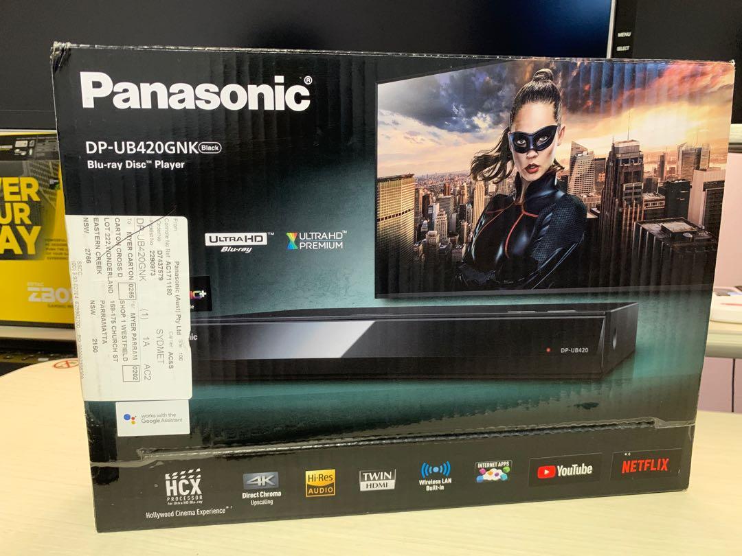 Panasonic UB420 UHD 4K Bluray Player (HCX Video Processing + HDR