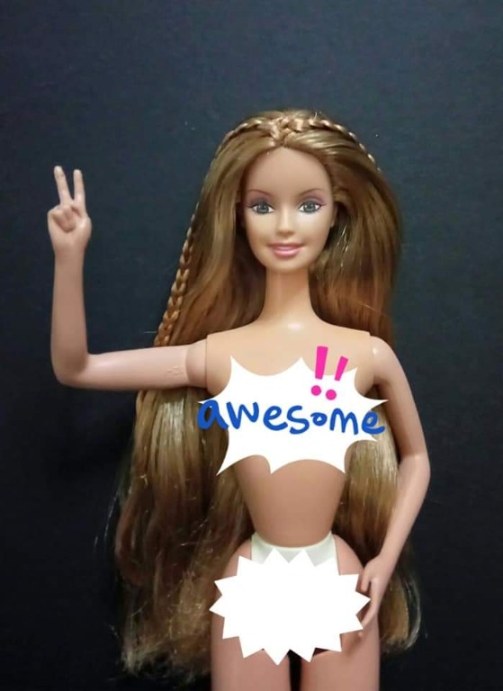 peace and love 70's barbie doll