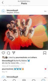 Personalized & Reusable Press On Nails♻️