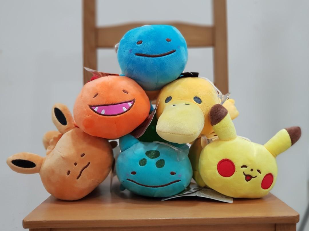 Plushie Pokemon Yurutto Soft Toy Set Pikachu Bulbasaur Squirtle Charmander Psyduck Eevee Hobbies Toys Toys Games On Carousell