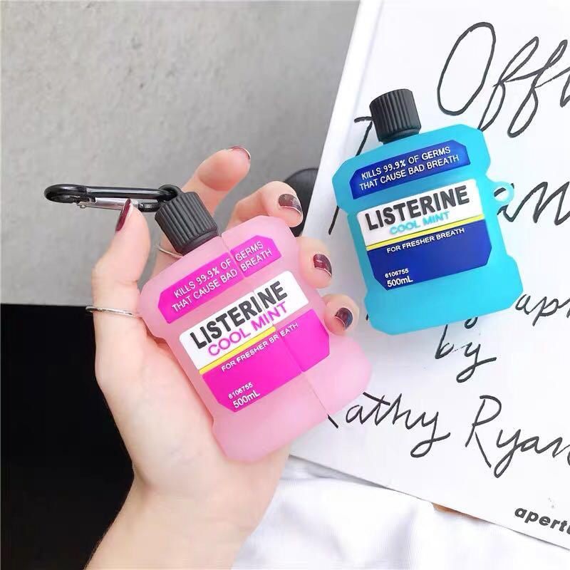 Po Listerine Mouth Wash Apple Airpod Airpod Pro Casing Mobile Phones Tablets Mobile Tablet Accessories Mobile Accessories On Carousell