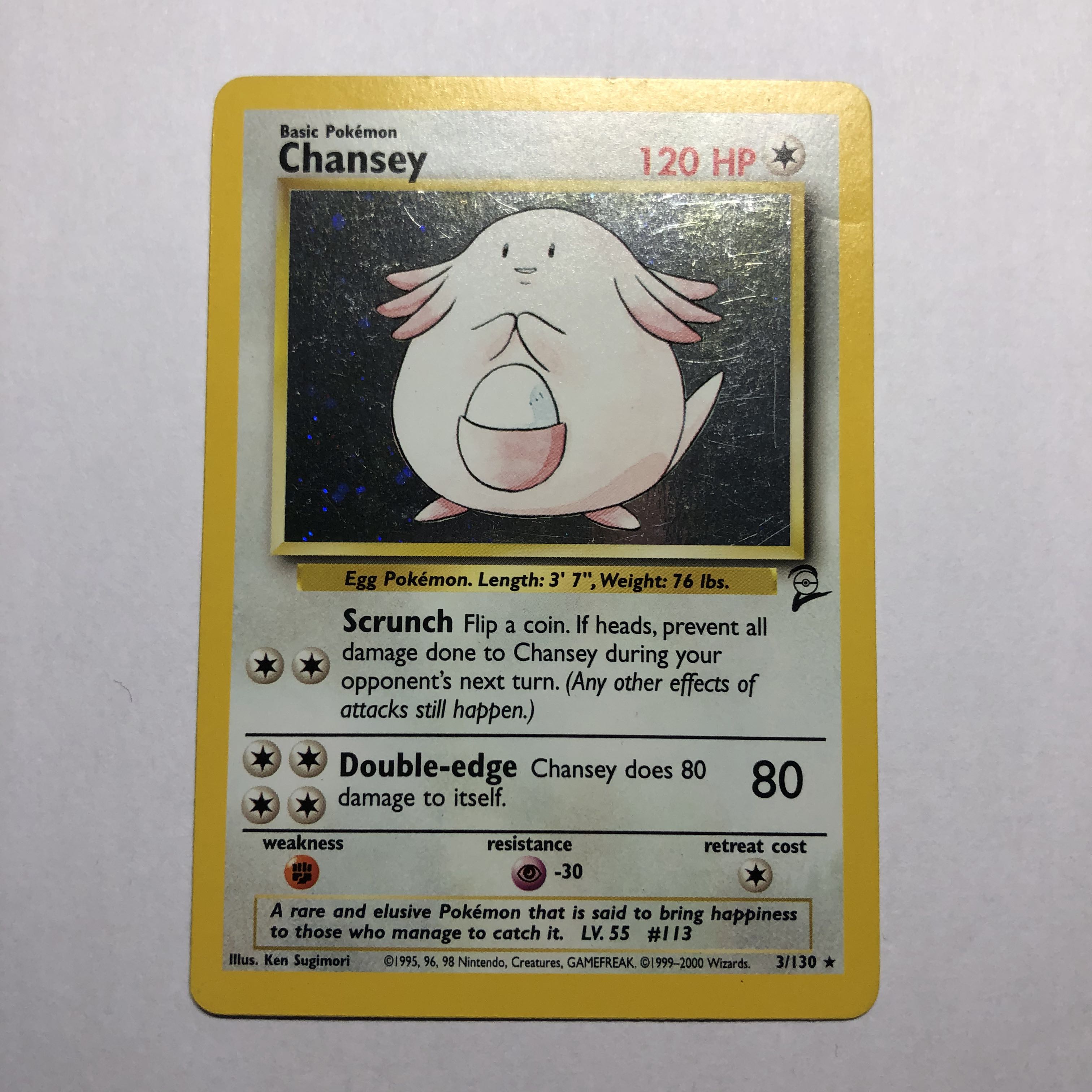 Pokemon Card Chansey Base Set 2 Toys Games Board Games Cards On Carousell