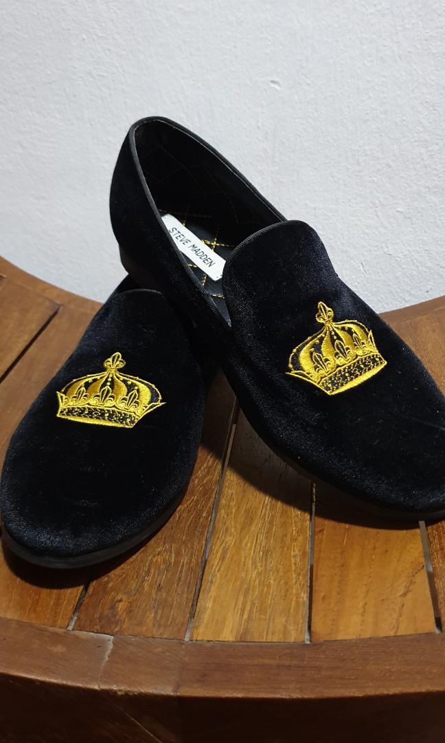 Steve madden velvet slides online