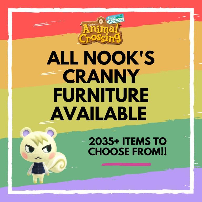 [PROMO All Nook's Cranny Furniture] Animal Crossing New Horizons, ACNH