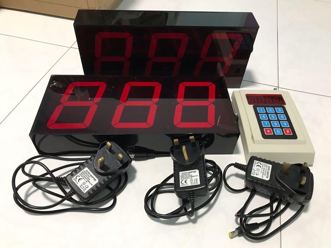 Queue Number Display/ System, TV & Home Appliances, TV & Entertainment ...