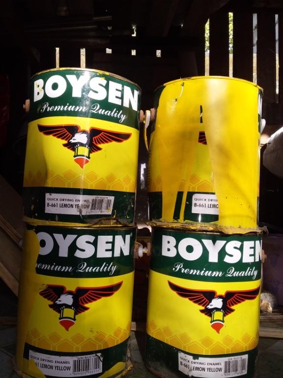 Boysen Paint 1 Liter Black Quick Drying Enamel B-690