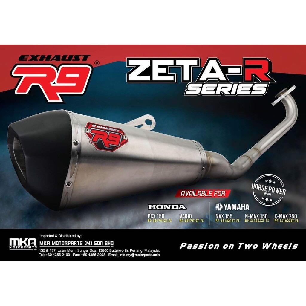 r9 exhaust rr150