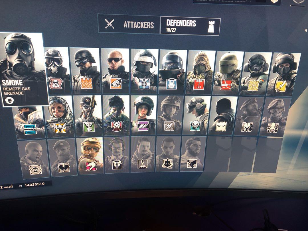 Rainbow Six Siege PC Account With High Stats, Video Gaming, Gaming Accessories, Game Gift Cards