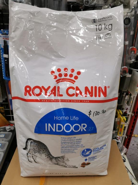 vervolgens mengsel Verrast Royal Canin Feline Indoor 27 (10KG), Pet Supplies, Pet Food on Carousell