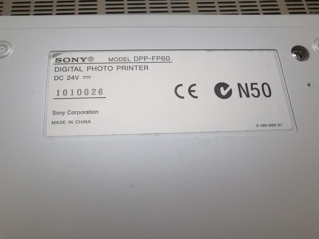 Sony Digital Photo Printer DPPFP60, Photography, Cameras on Carousell