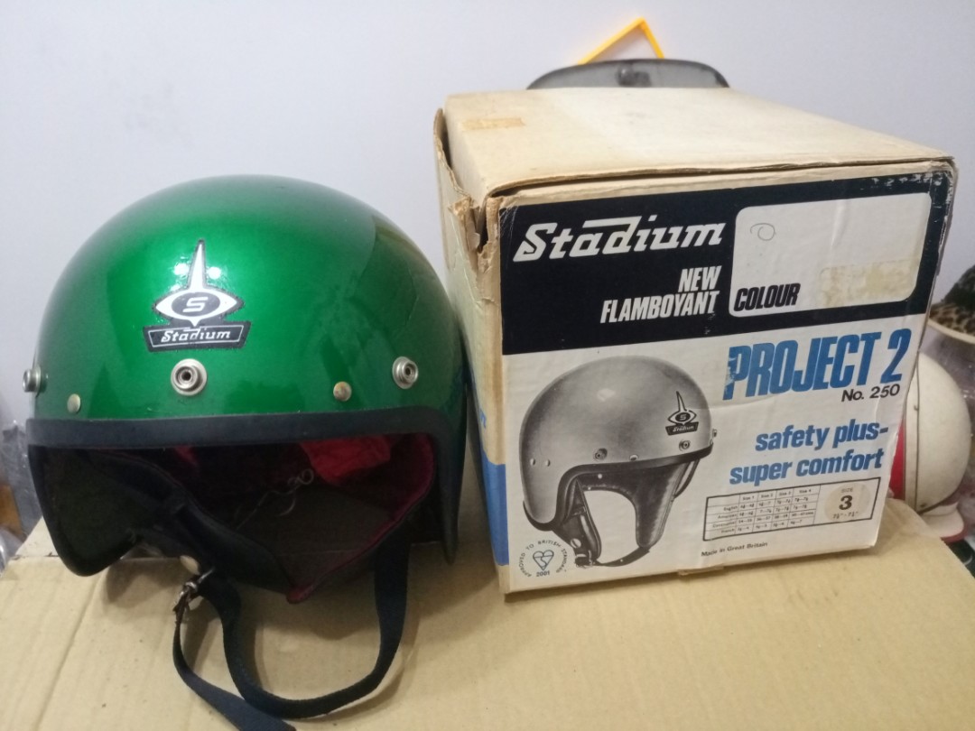 Stadium project 2 NOS new old stock helmet vespa lambretta, Motorcycles