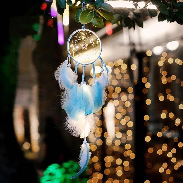 Star Led Light Up Dream Catcher Don T Let Someone Else Catch Your Dream You Be The Dream Catcher Everything Else On Carousell