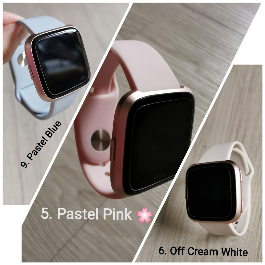 STRAP Fitbit Versa 2 Lite 1 Silicon S L size Straps Mobile Phones Gadgets Wearables Smart Watches on Carousell