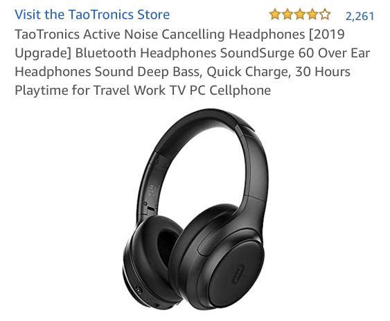 nakamichi hdr1059 active noise cancelling bluetooth headphones