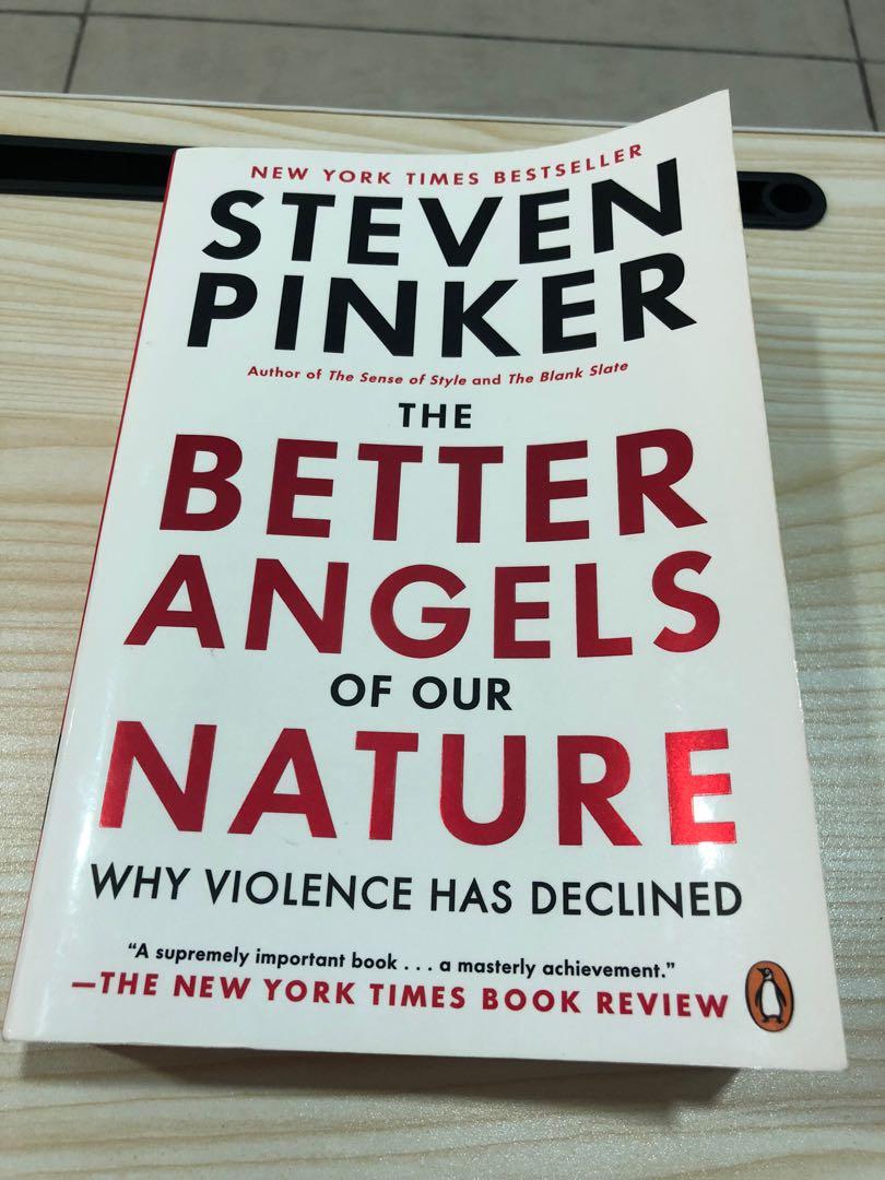 The Angels of Nature Steven Pinker, Books & Stationery, Books on Carousell