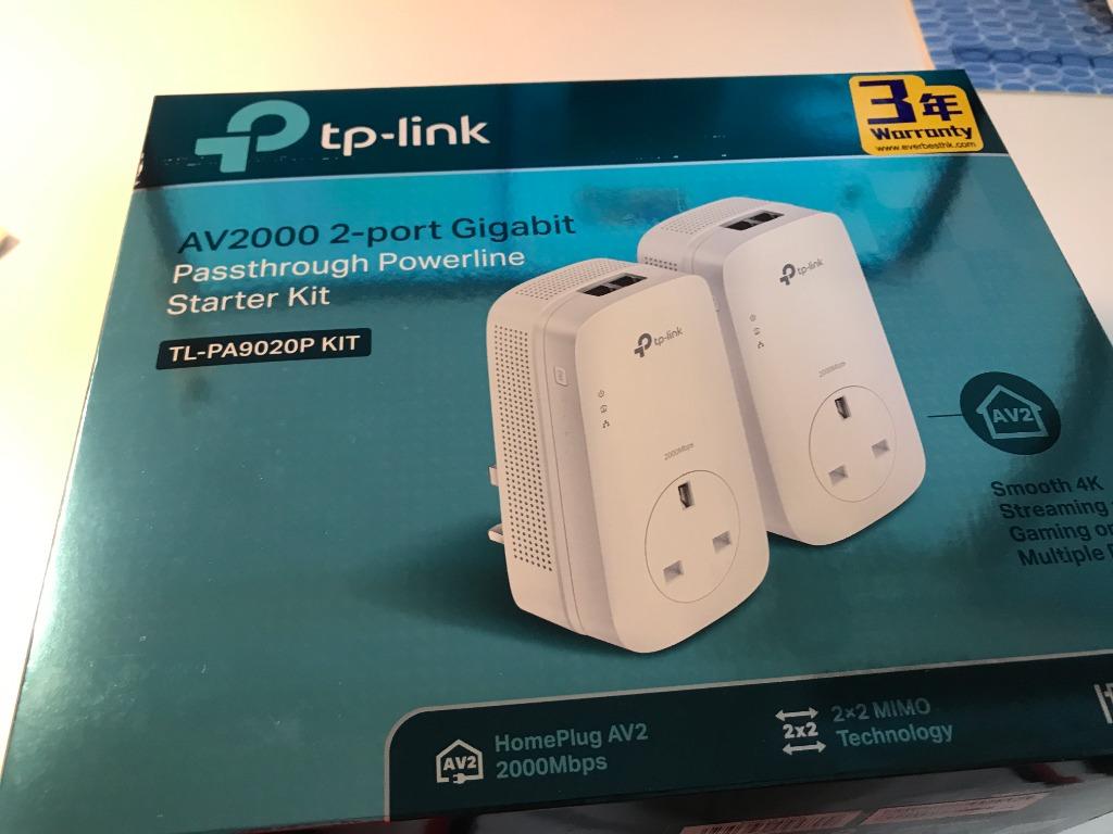 TpLink Powerline Home Networking Kit, 電腦＆科技, 電腦周邊及配件, Wifi及上網相關產品