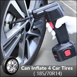 battery powered car tyre inflator