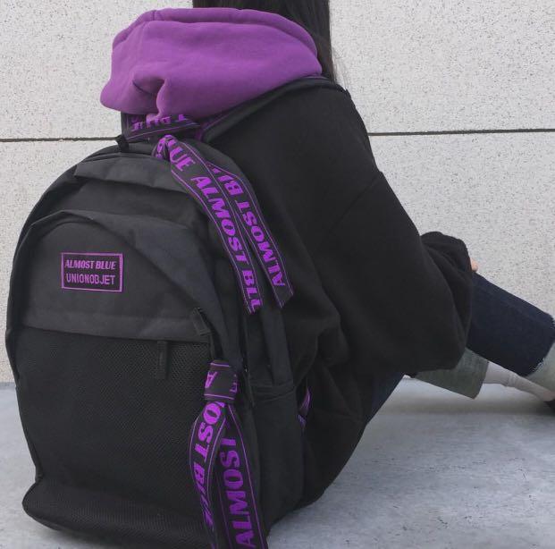 Almost blue ultra violet backpack online