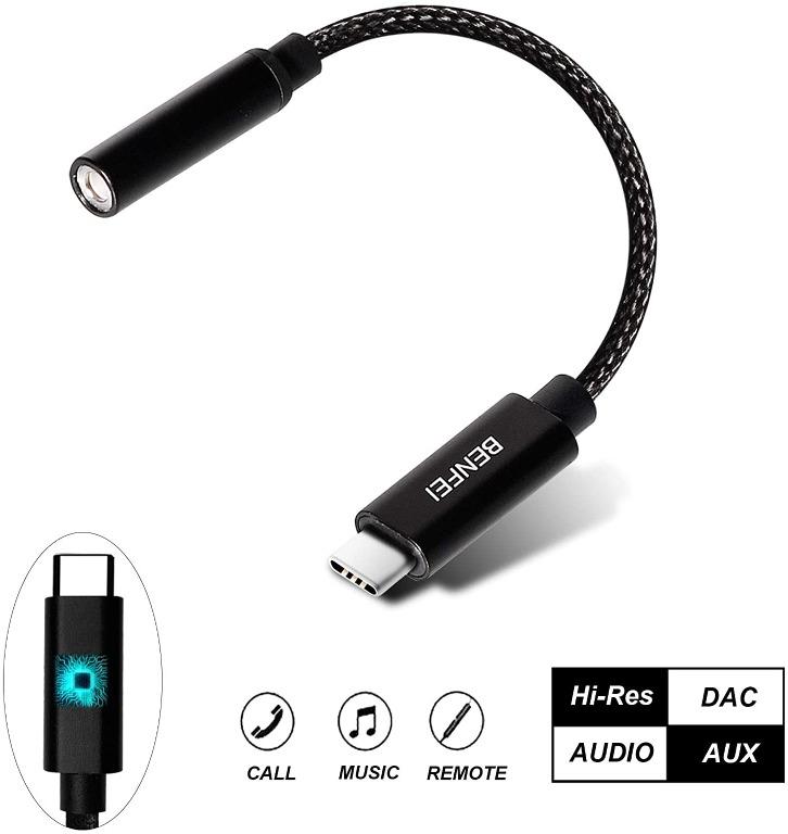 Usb C To 3 5mm Headphone Jack Adapter Electronics Computer Parts Accessories On Carousell