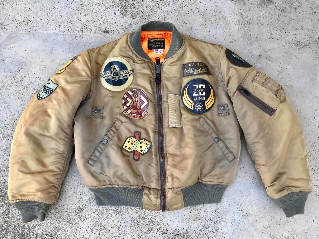 avirex bomber jacket vintage