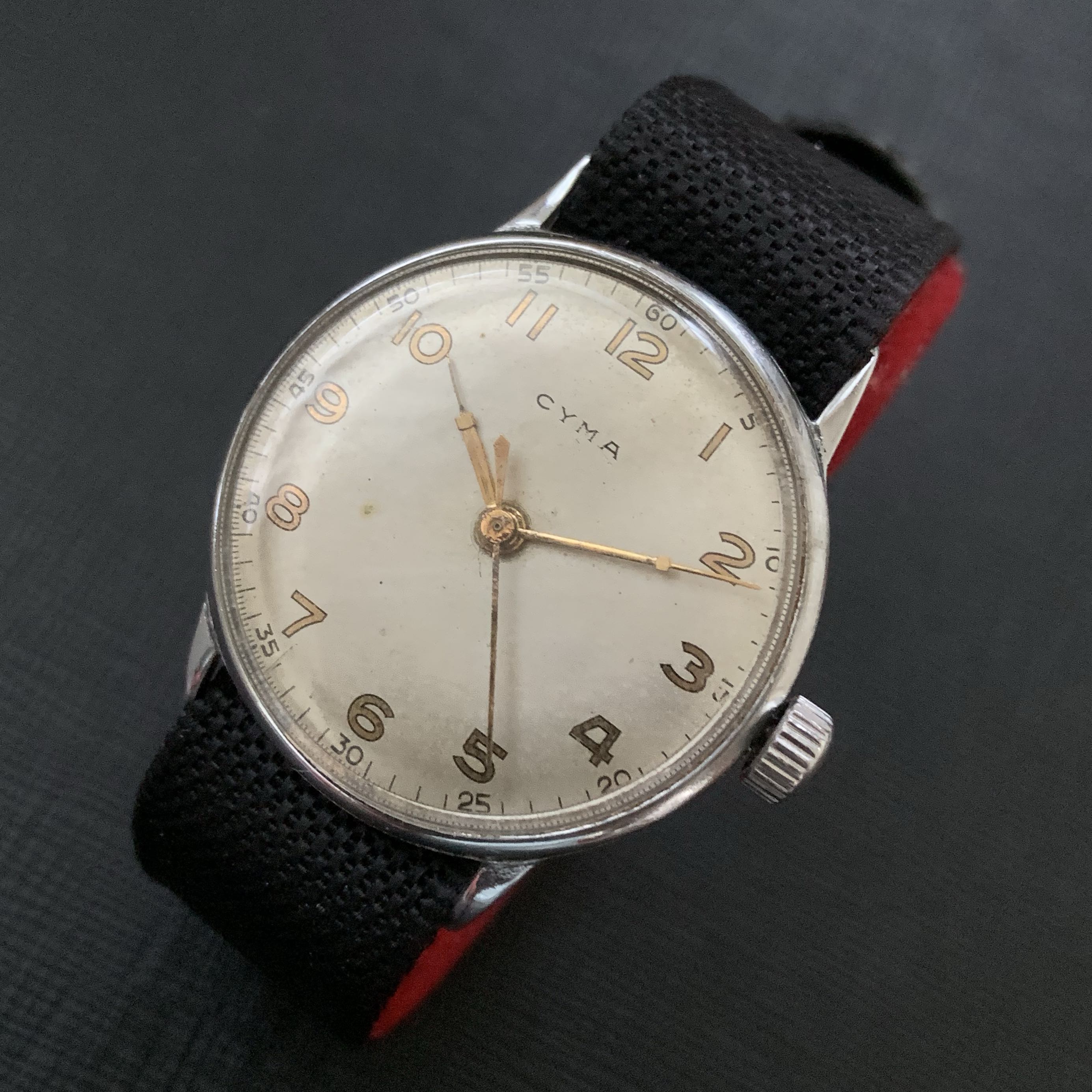 Cyma watch vintage hotsell