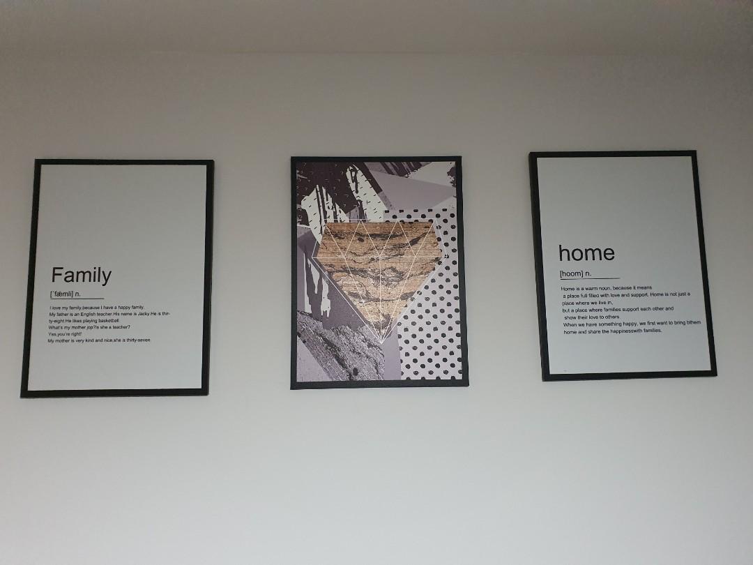 Wall Art Canvas Painting Quotes Nordic Wall Pictures Furniture