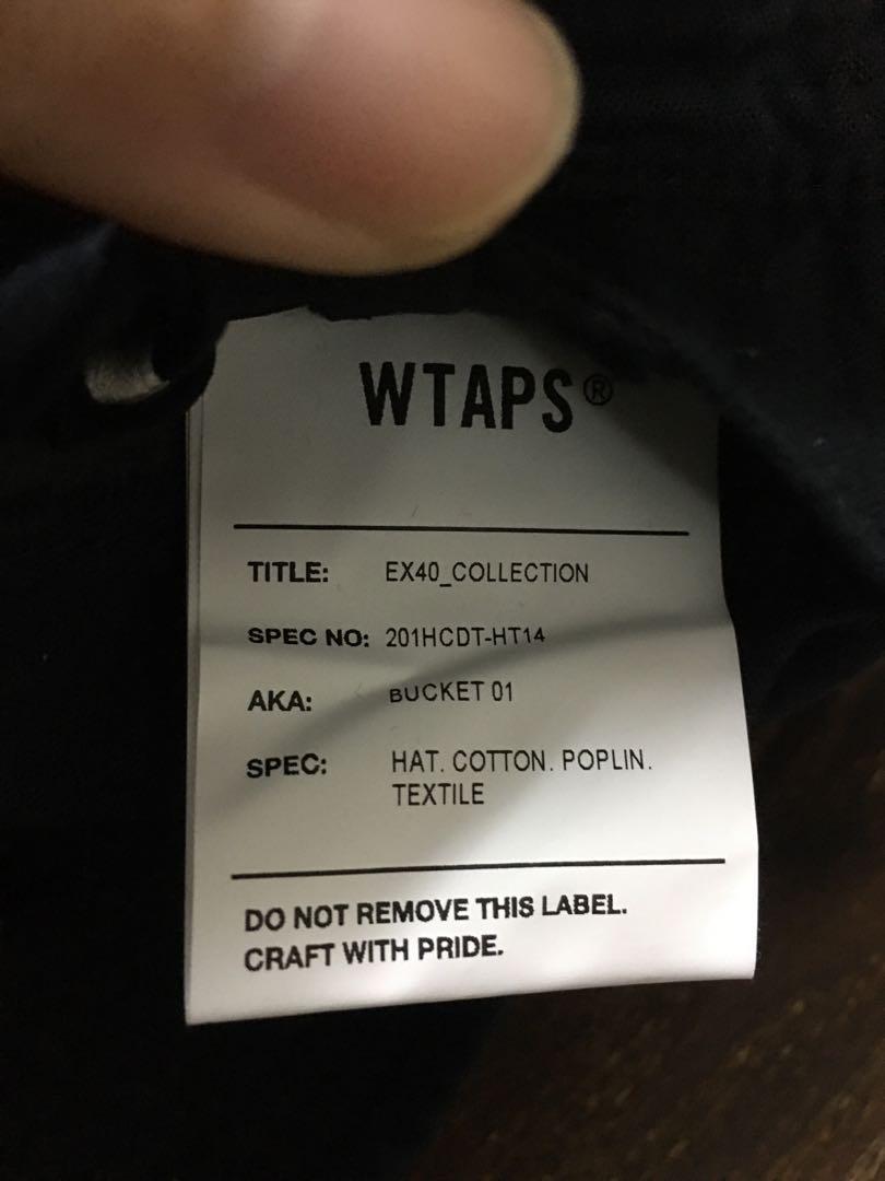 Wtaps Bucket 01 Hat Cotton Poplin Textile Blue 漁夫帽, 男裝, 手錶