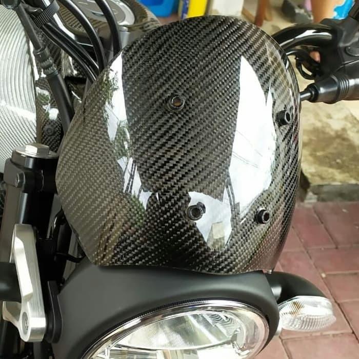 [XSR 155] Windshield XSR155 Carbon Kevlar, Motorcycles, Motorcycle