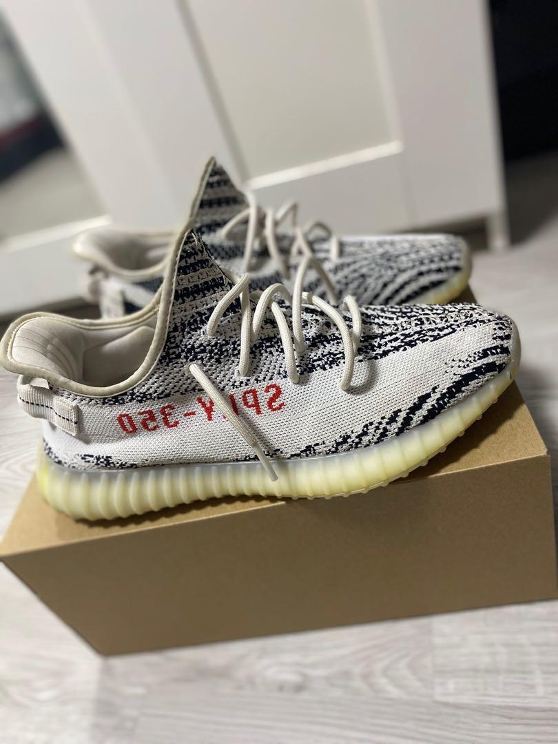 Yeezy Boost 350 V2 Zebra, Men's Fashion 