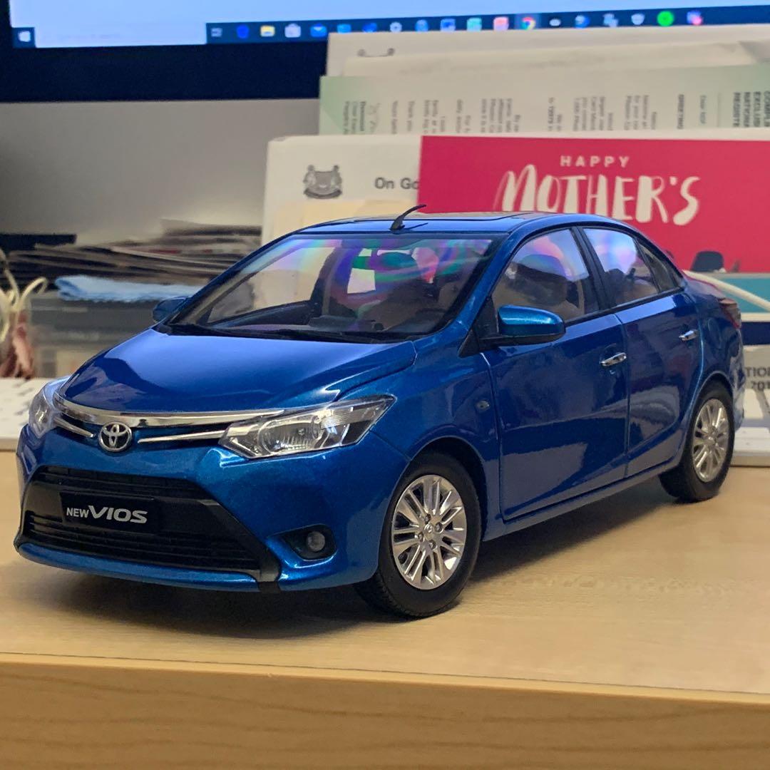 1 18 Toyota Vios 2013 Blue Hobbies Toys Toys Games On Carousell