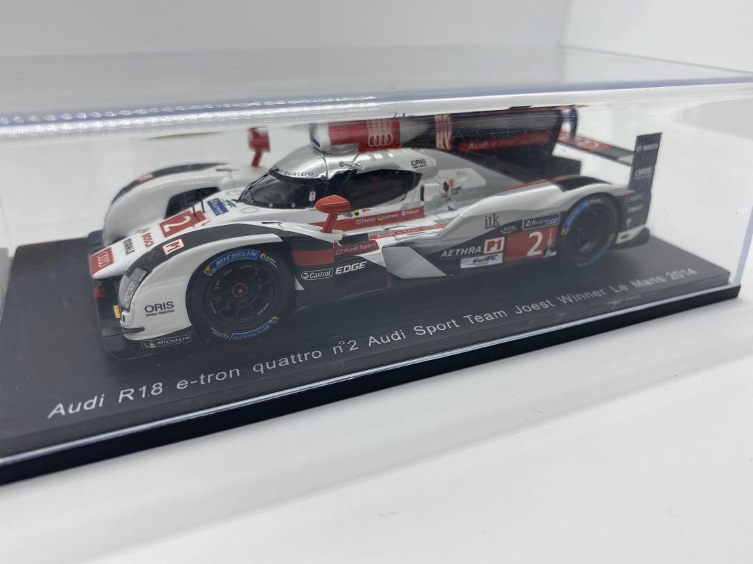 1/43 Spark Audi R18 e-tron Le Mans Winner 2014, 興趣及遊戲, 玩具 ...