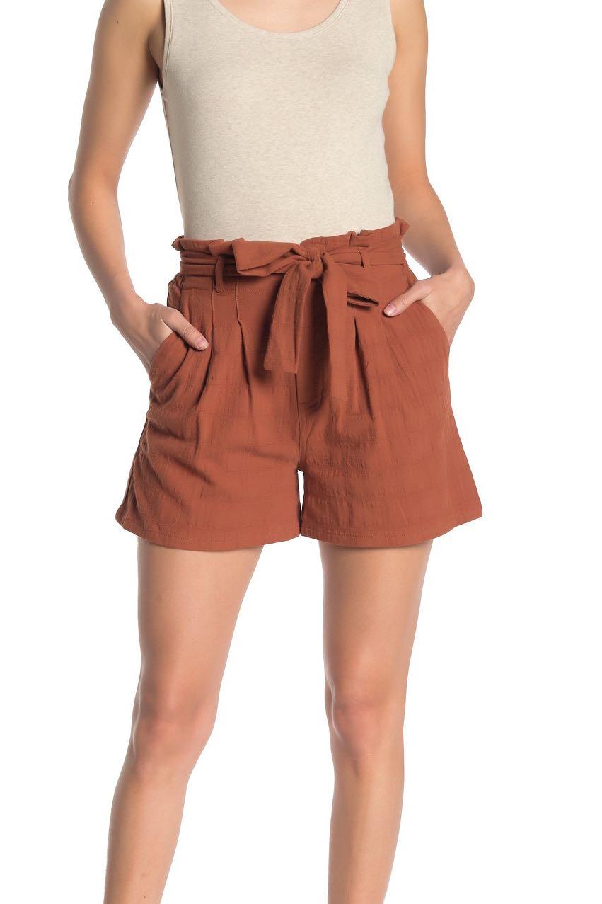 Rust colored shorts on sale