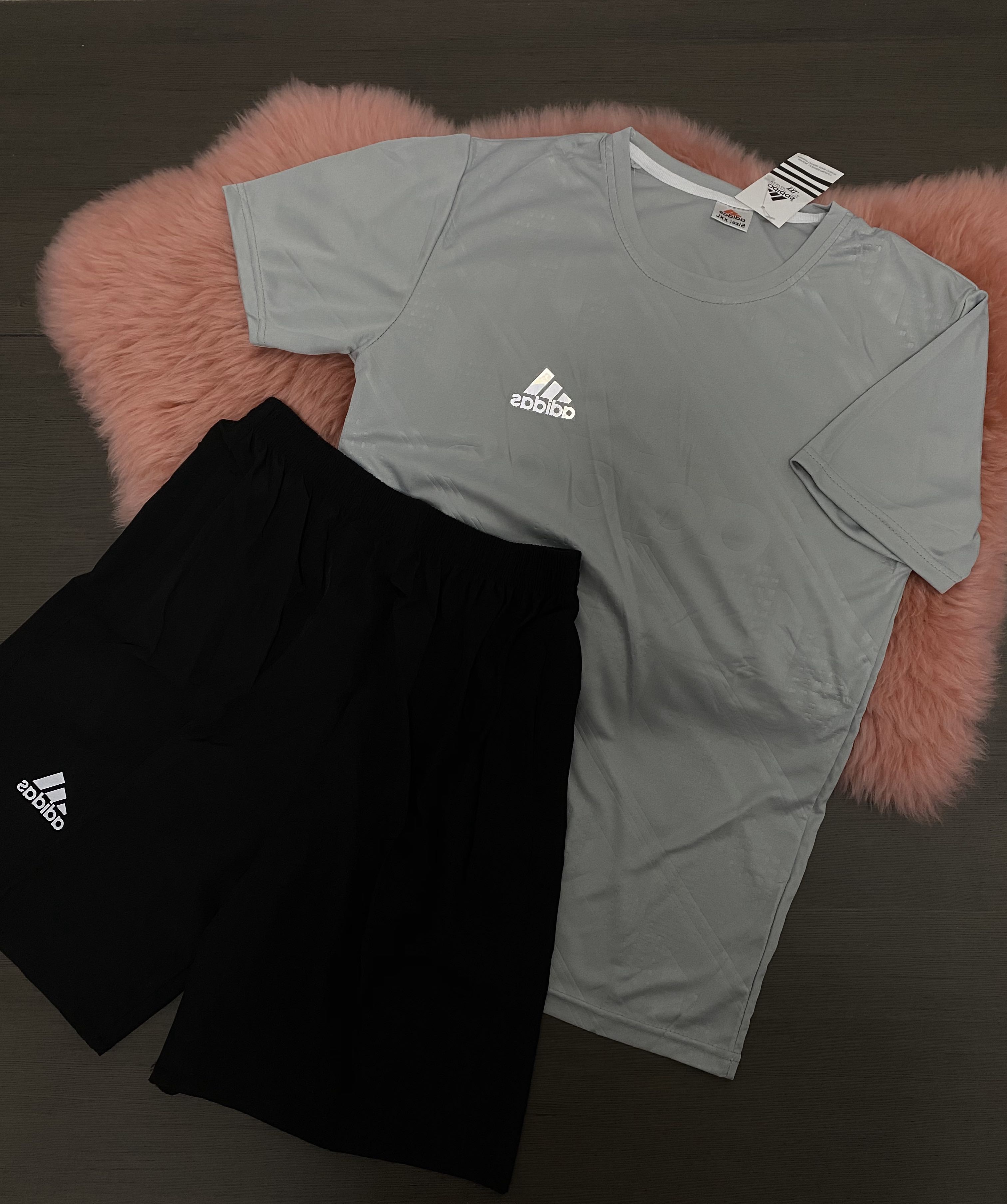 grey adidas set