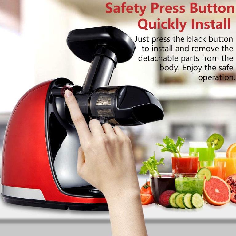 AMZCHEF ZM1501 Slow Juicer Slow Masticating Juicer Extractor