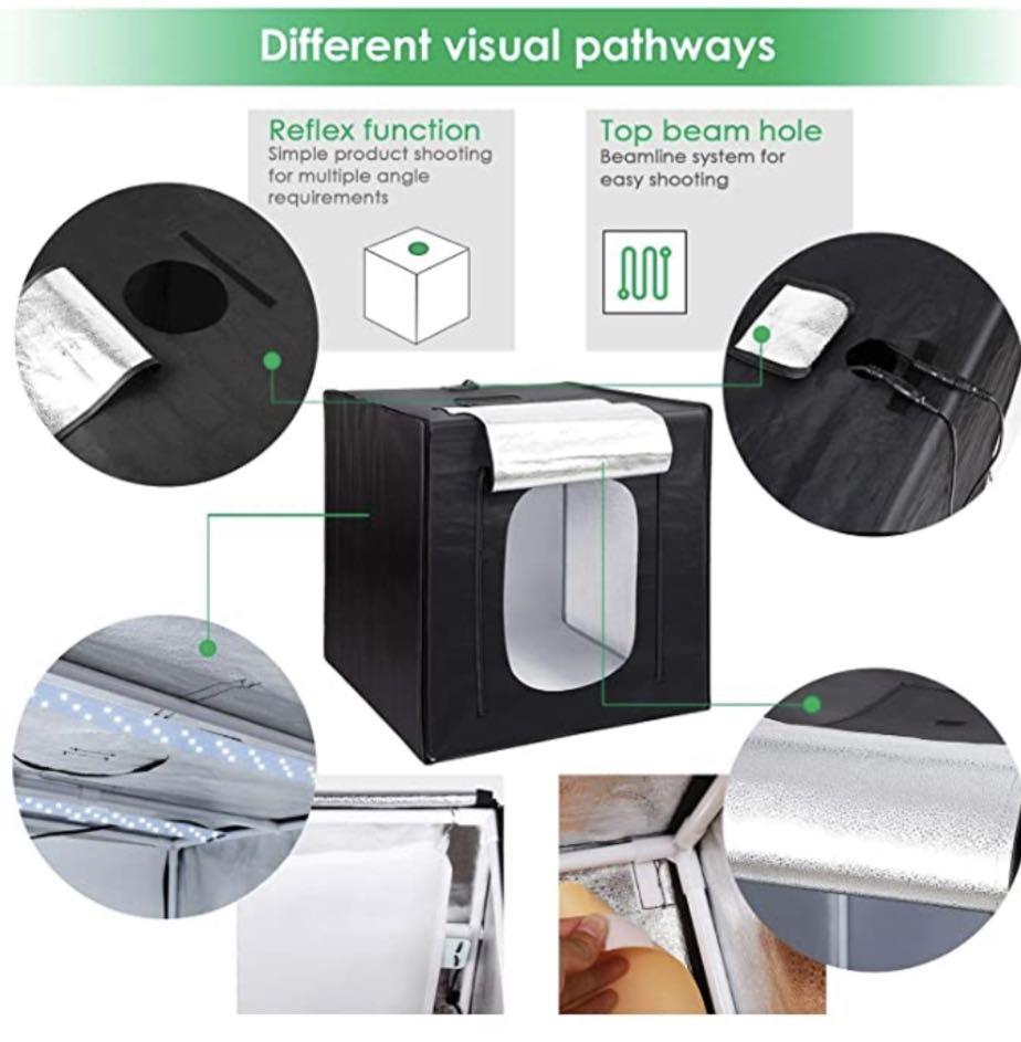 Amzdeal Photo Studio 32"x32" / 80 * 80cm Portable Light Box Shot tent