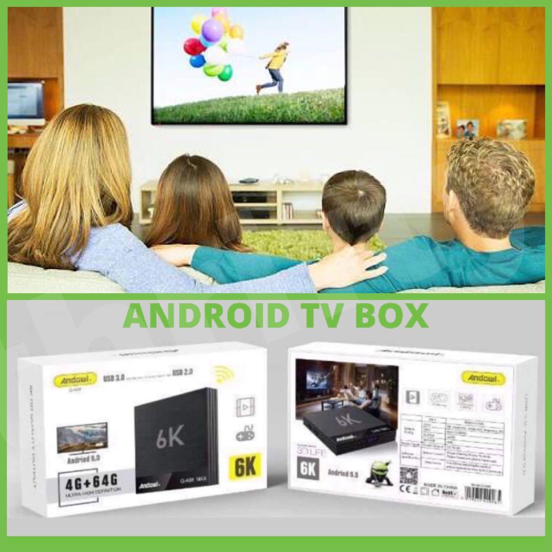 Android TV Box (Category: Media Streamers & Hubs) located in Manila. Submitted by chabachaba (Listing ID 1001414270, Image 1). Description: ⭐️Bored sa bahay? Mag movie marathon in 4K Resolution with NIA Smart HD TV Box! ⭐️Delivery within Metro Manila via Grab or Lalamove po Brand Name:NIA Weight:0.5kg Wireless:Yes Video Output:HDMI Storage:16GB eMMCMemory:2G DDR3System Wifi Build in:2.4GH ⭐️NIA A98-PRO TV BOX ⭐️2GB RAM 16GB ROM ⭐️Android 8.1 ● 2G