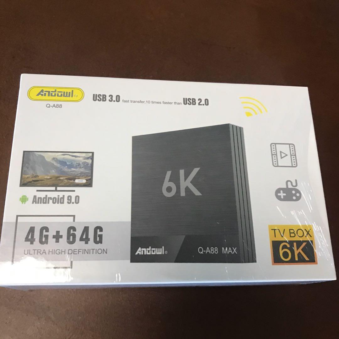 Android TV Box (Category: Media Streamers & Hubs) located in Manila. Submitted by chabachaba (Listing ID 1001414270, Image 2). Description: ⭐️Bored sa bahay? Mag movie marathon in 4K Resolution with NIA Smart HD TV Box! ⭐️Delivery within Metro Manila via Grab or Lalamove po Brand Name:NIA Weight:0.5kg Wireless:Yes Video Output:HDMI Storage:16GB eMMCMemory:2G DDR3System Wifi Build in:2.4GH ⭐️NIA A98-PRO TV BOX ⭐️2GB RAM 16GB ROM ⭐️Android 8.1 ● 2G