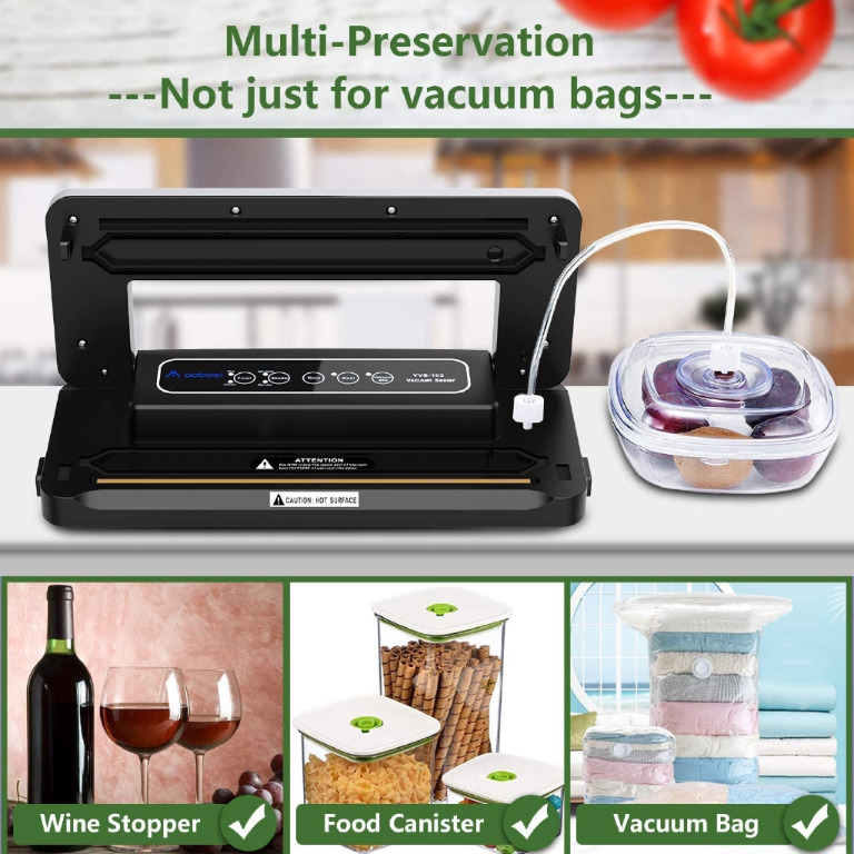 Aobosi YVS102 Vacuum Sealer Automatic Food Sealer Machine for Food