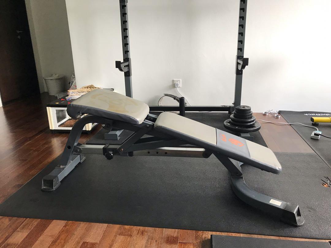 Apex Adjustable Bench Sports Equipment Exercise Fitness