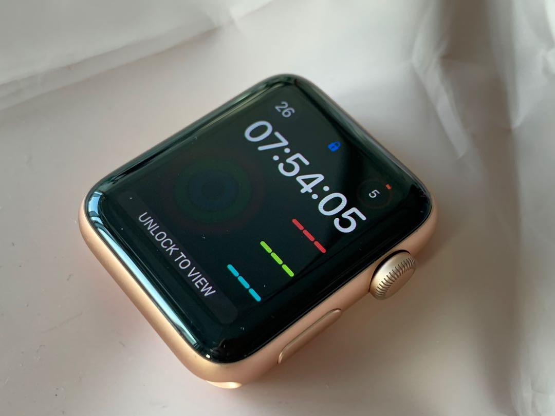 Apple watch series 3 2025 42mm gold