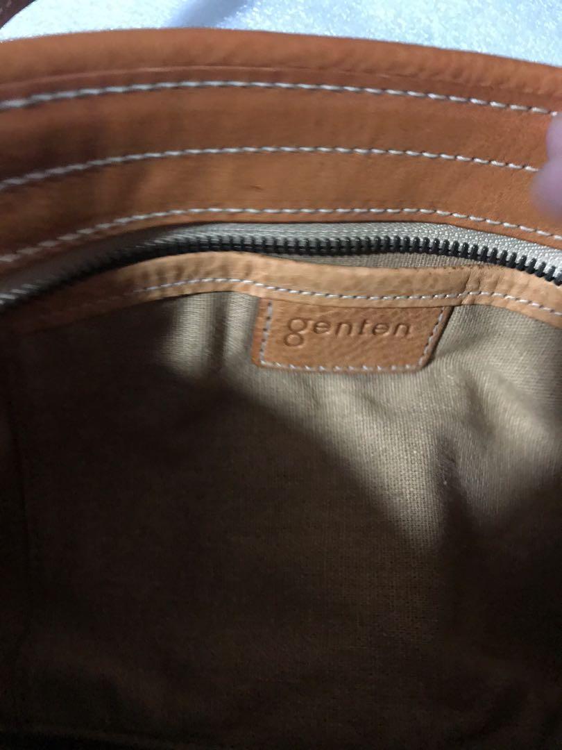 Authentic Genten Japan Leather Bag, Women's Fashion, Bags & Wallets