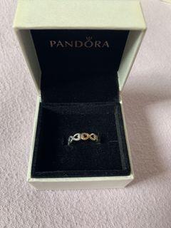 AUTHENTIC PANDORA RING w/ 14k gold