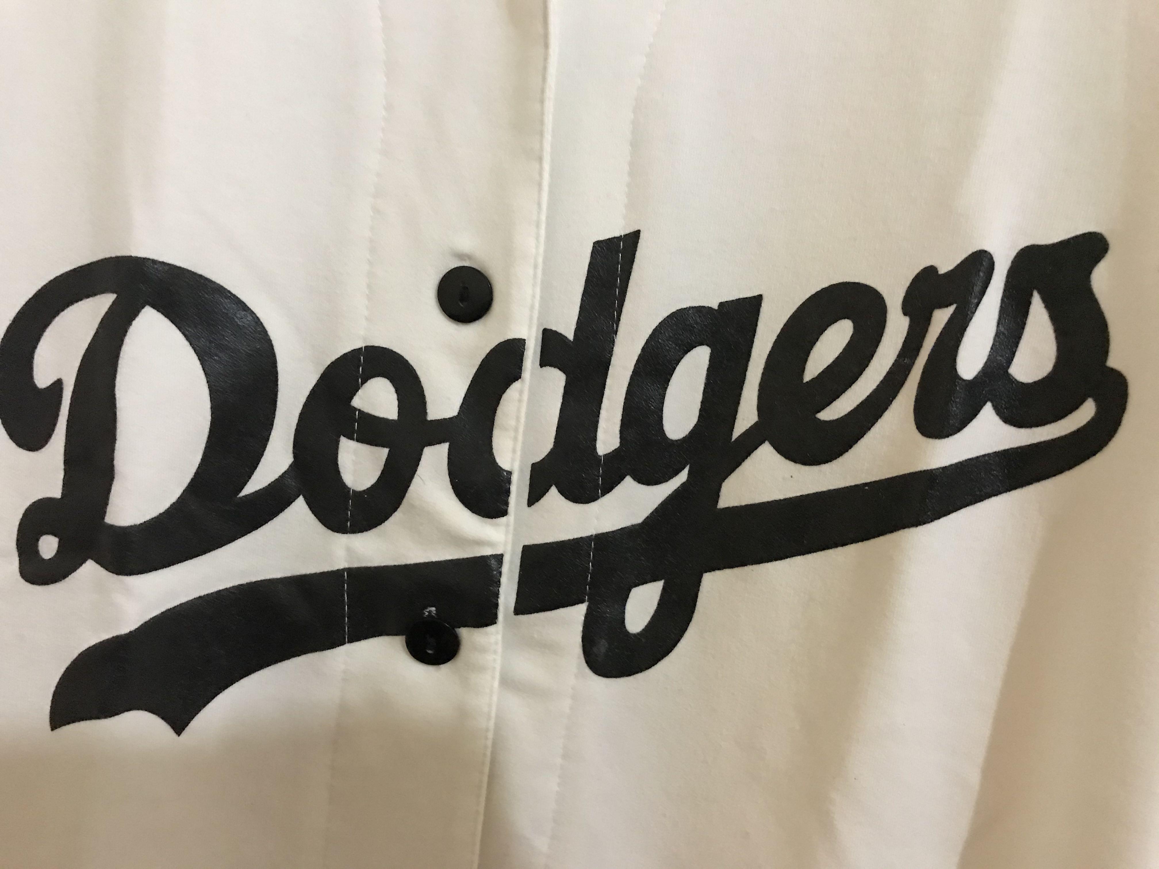 Jual Baju baseball dodgers hitam